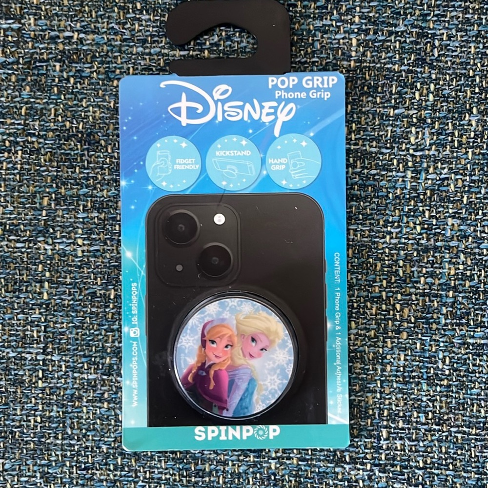Spinpop Disney Anna and Elsa Pop Grip New in Package